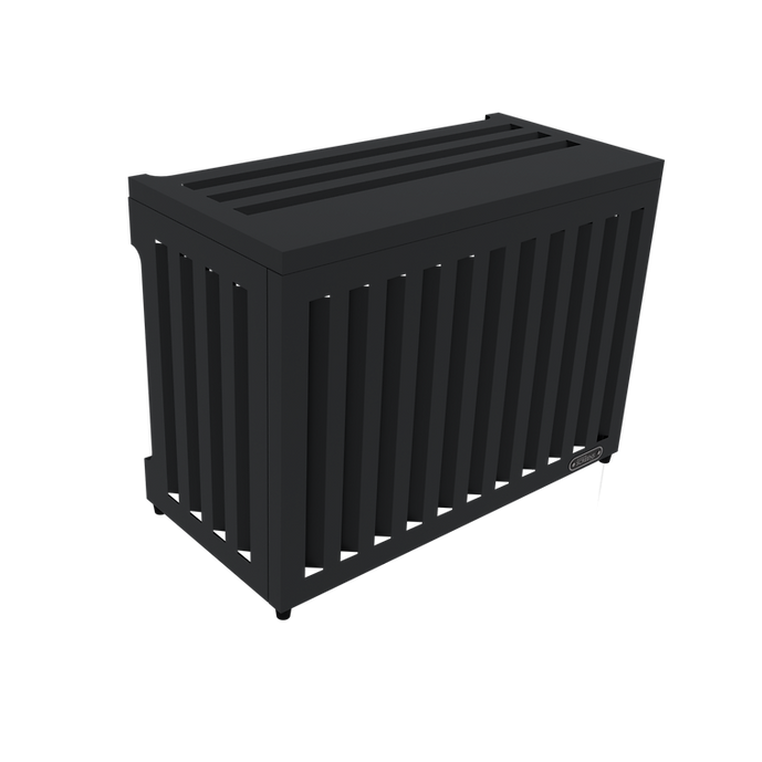 Capri Small Black H800 x W1120 x D550