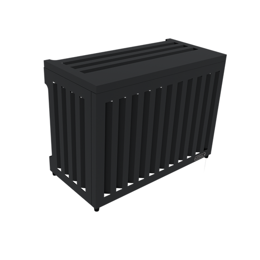 Capri Small Black H800 x W1120 x D550