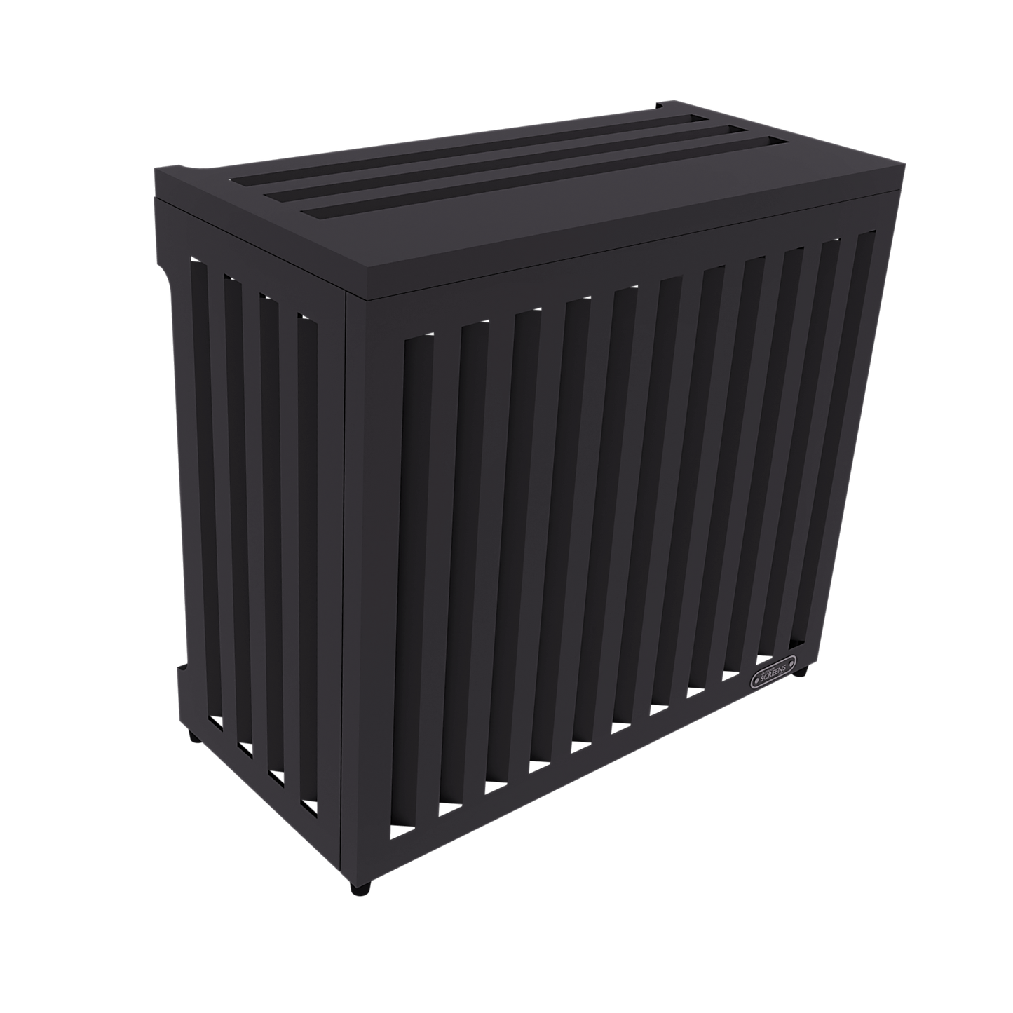 Capri Medium Black H1000 x W1120 x D550