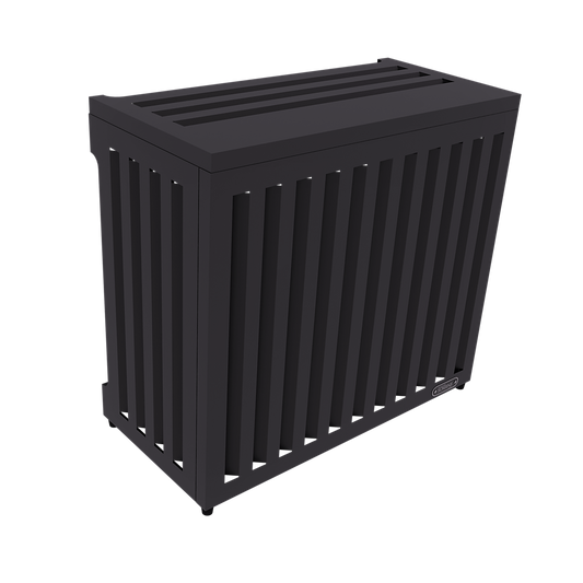 Capri Medium Black H1000 x W1120 x D550